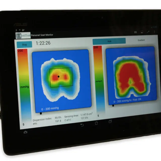 Tablet of Pressure Mapping Scan