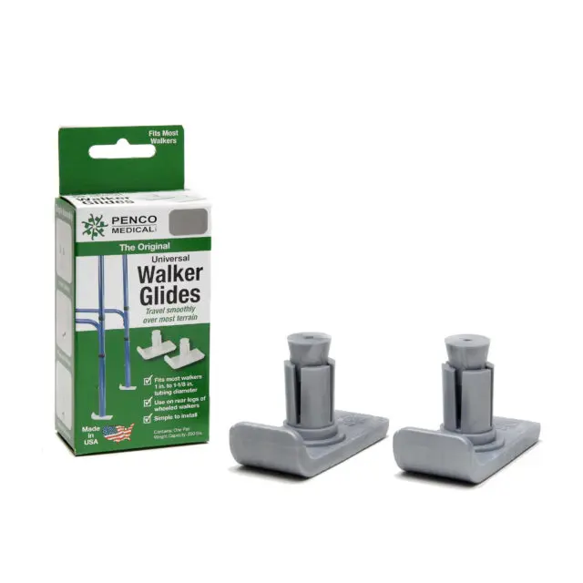Glides for walking frame with packaging
