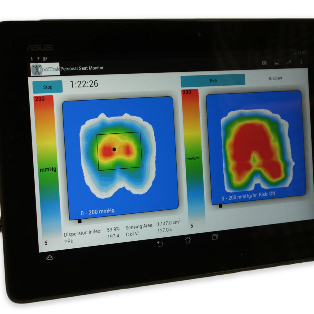 Tablet of Pressure Mapping Scan