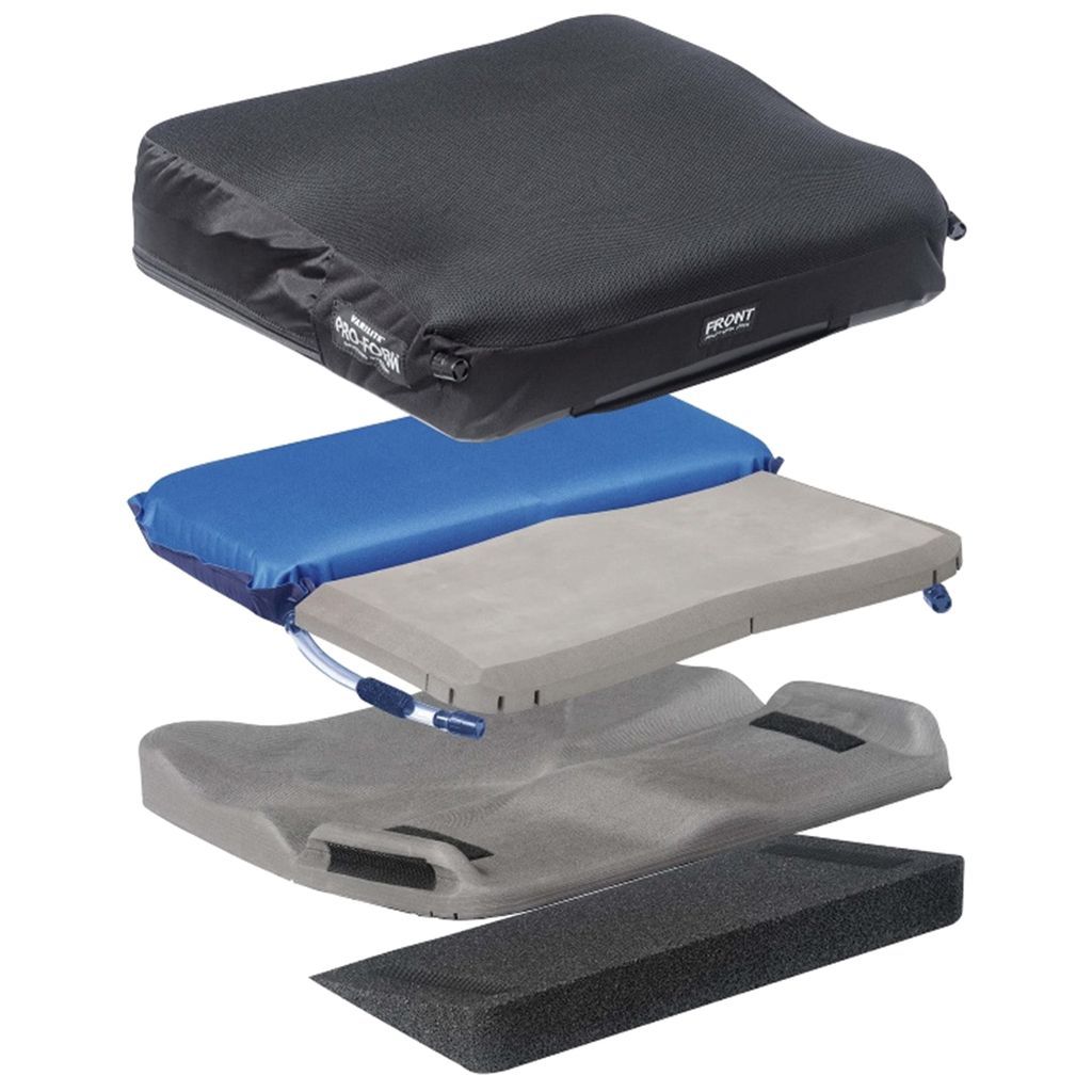 cushion layers for custom wheelchair