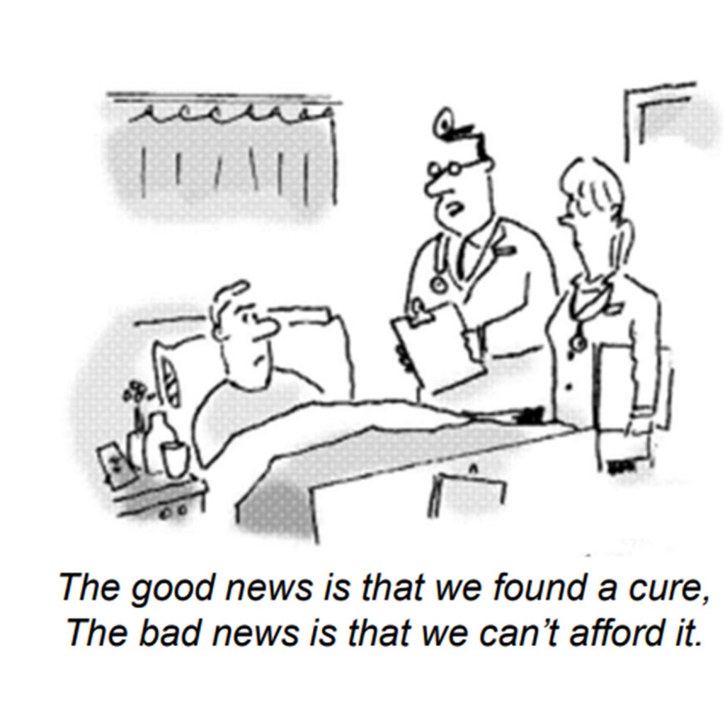 healthcare cost cartoon